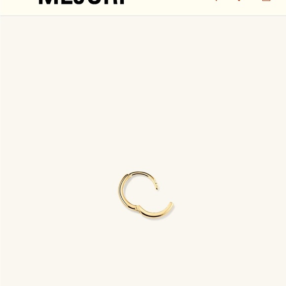 Mejuri Mini Hoop - Picture 3 of 6